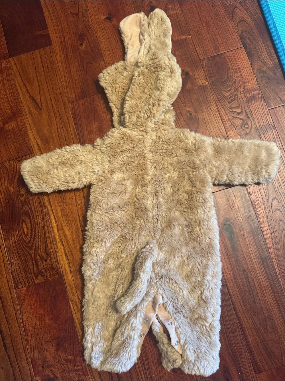 Pottery Barn Kids Plush Puppy Halloween Costume in Tan and Cream 0-6 Month - Picture 6 of 6